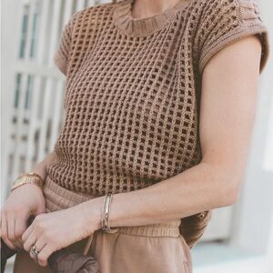 Splendid x Cella Jane Crochet Top - Women’s XL